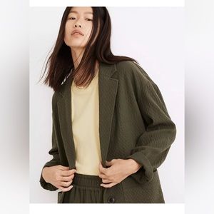 Diamond Jacquard Shaw Blazer